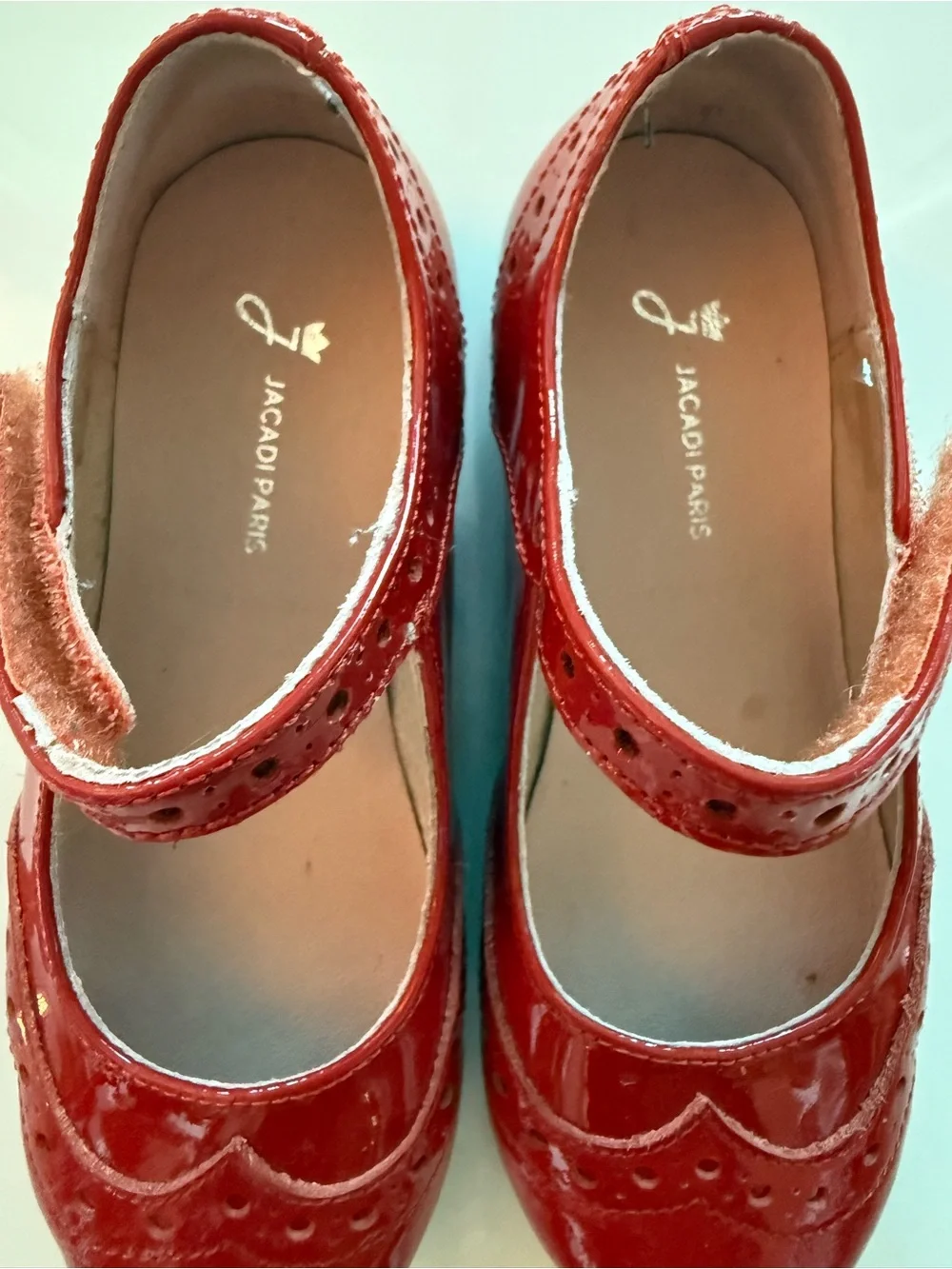 Jacadi Red Mary Jane Dress Shoes